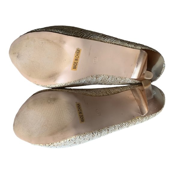 De Blossom Collection Bling platform heels \ Size 9 - Picture 13 of 13